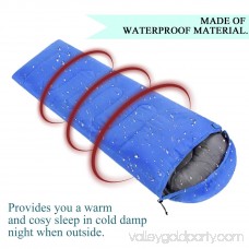 1pcs Portable Large Single Sleeping Bag for Adults Warm Soft Adult Waterproof Camping Hiking Blue 568975219